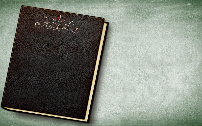 Leder Buchcover
