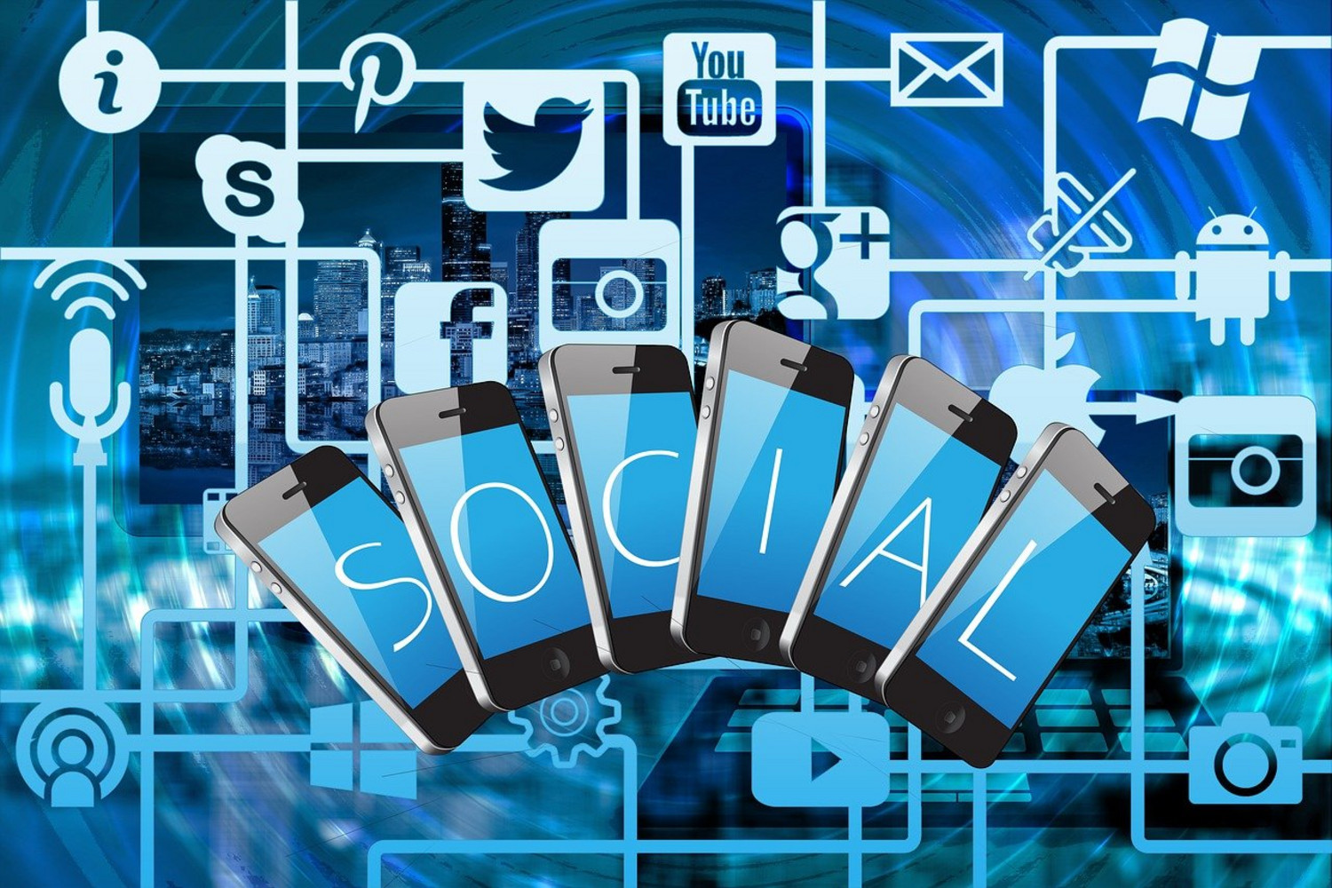 social media handys