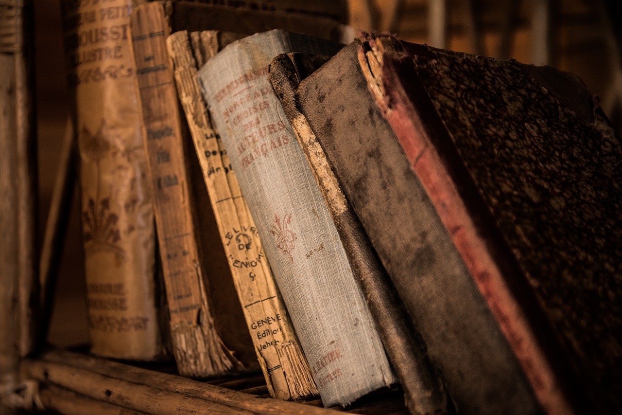 Buchrücken reparieren - alte Bücher